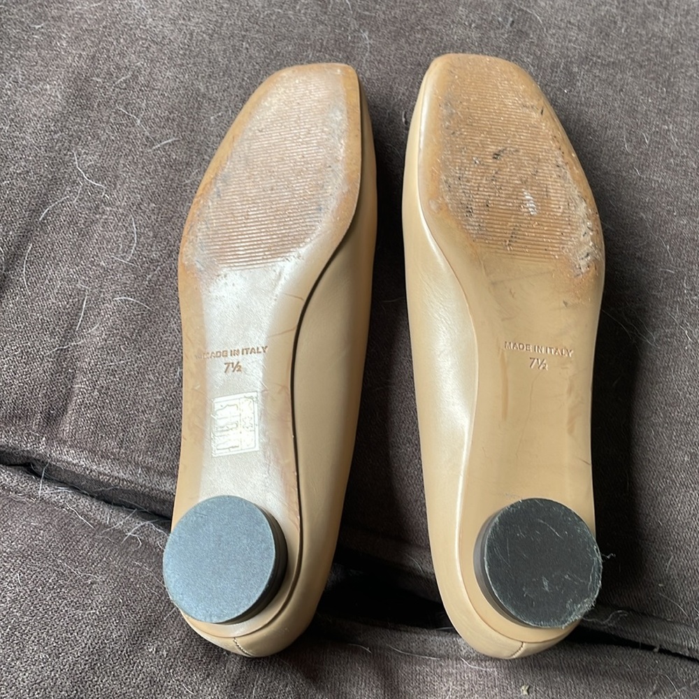 Everlane Womens The 90’s Flat Square Toe Ballet Beige Tan 7.5 - Picture 6 of 12